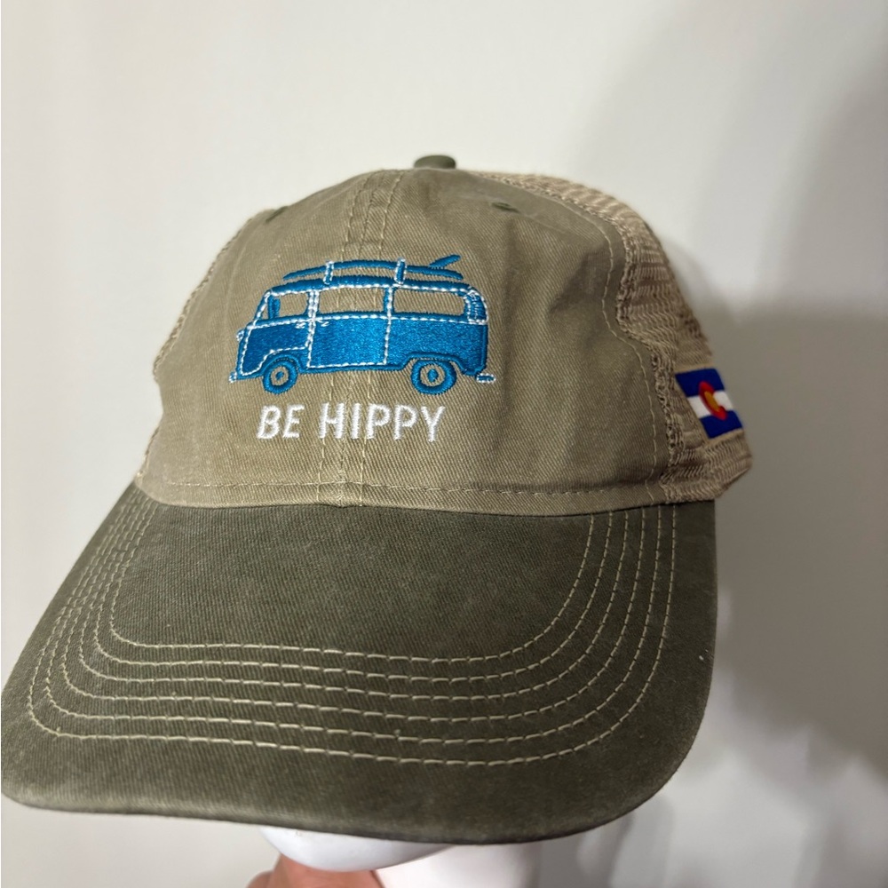Be hippy Volkswagen bus trucker hat adult